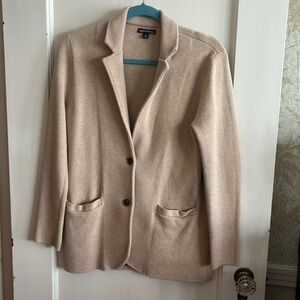 JCrew Factory SWEATER blazer 100% cotton, GREAT condition